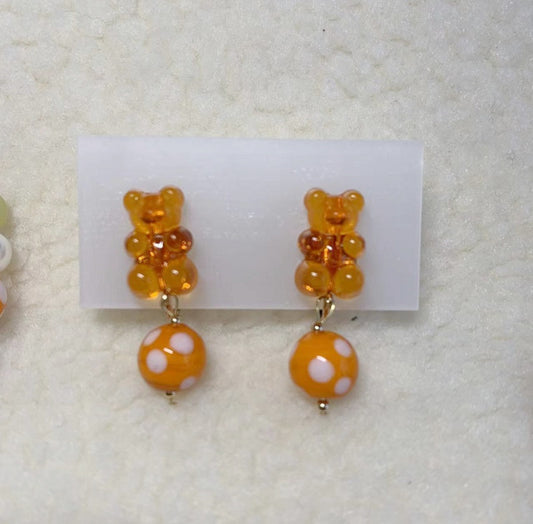 cute bear earrings