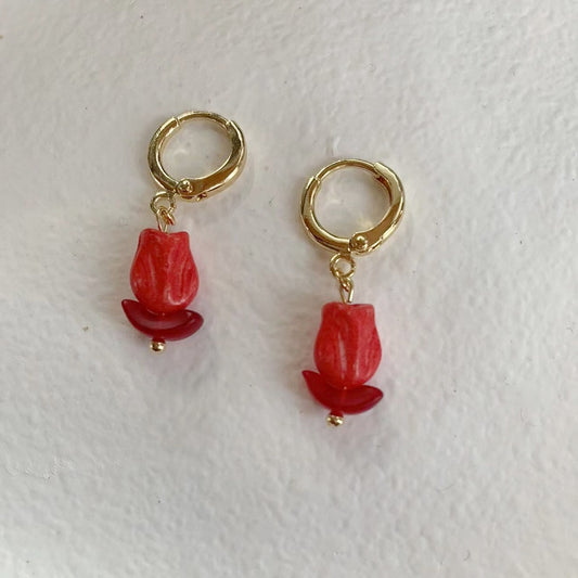 Retro Tulip earrings